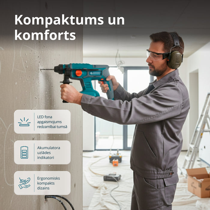 Bezvadu Master komplekts 3-in-1 komplekts KS RHAGD 20V KOMPLEKTS 3