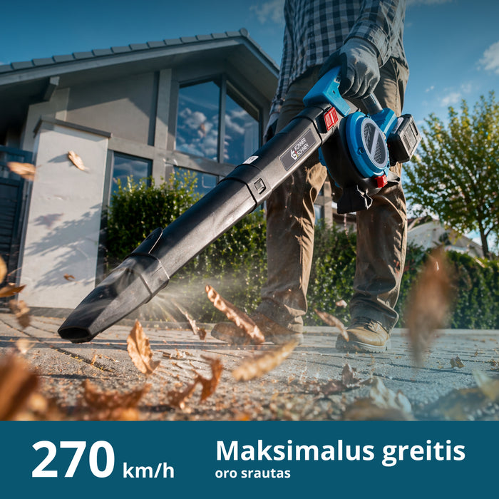 Belaidis sodo dulkių siurblys-pūtiklis KS LBV-40V
