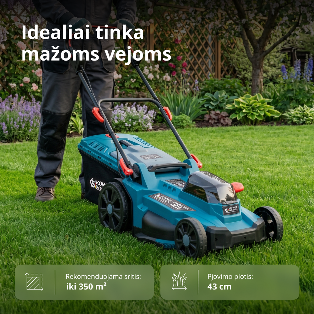 Belaidė vejapjovė KS 43LM-40V