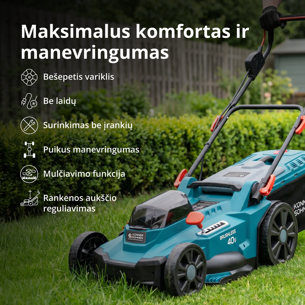 Belaidė vejapjovė KS 43LM-40V