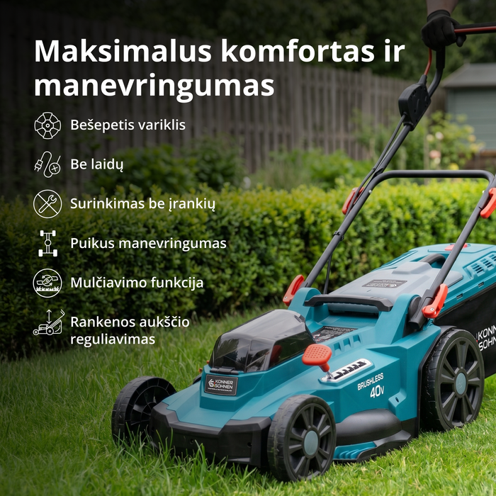 Belaidė vejapjovė KS 43LM-40V