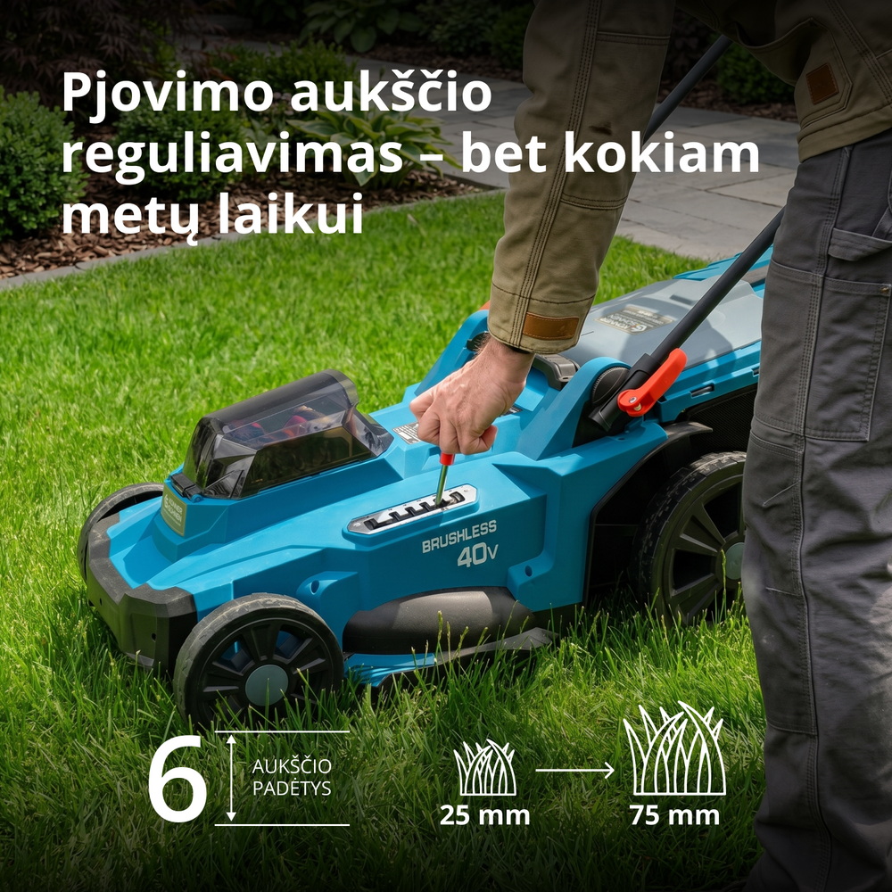 Belaidė vejapjovė KS 43LM-40V