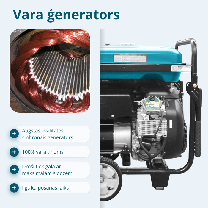 Benzīna ģenerators "Könner & Söhnen" KS 15-1E ATSR