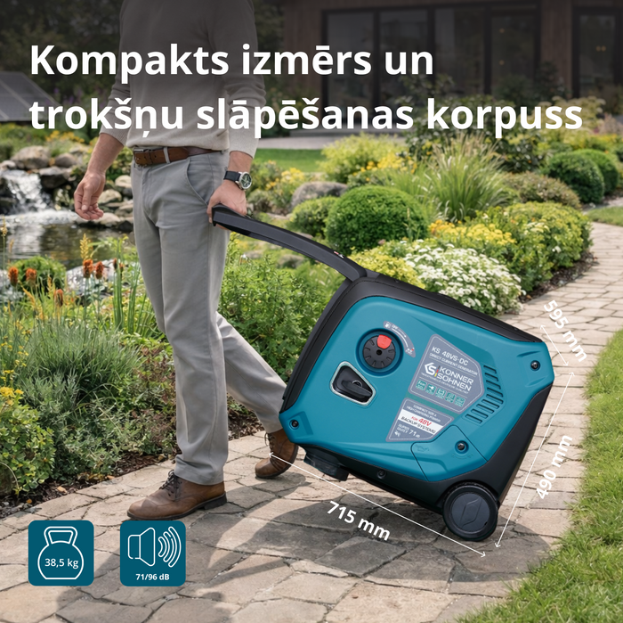 KS 48VS-DC Līdzstrāvas ģenerators, versija 50–55V