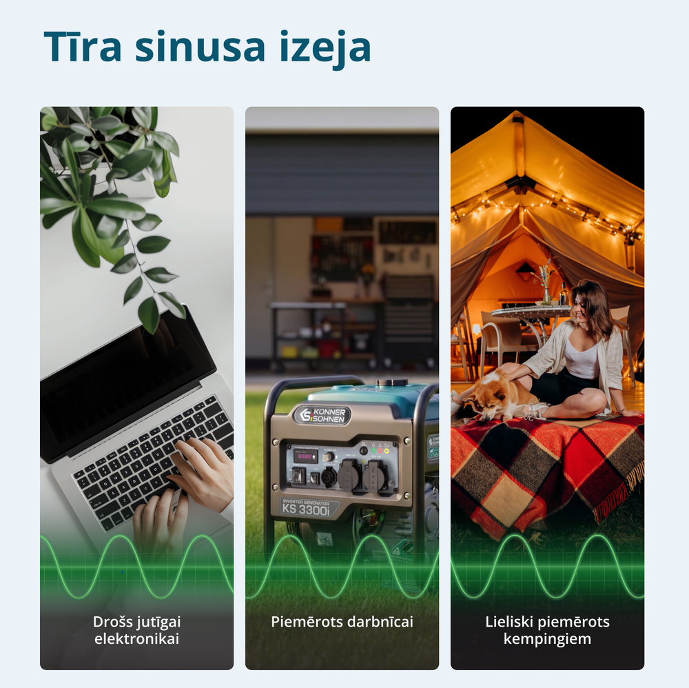 Invertora ģenerators KS 3300i