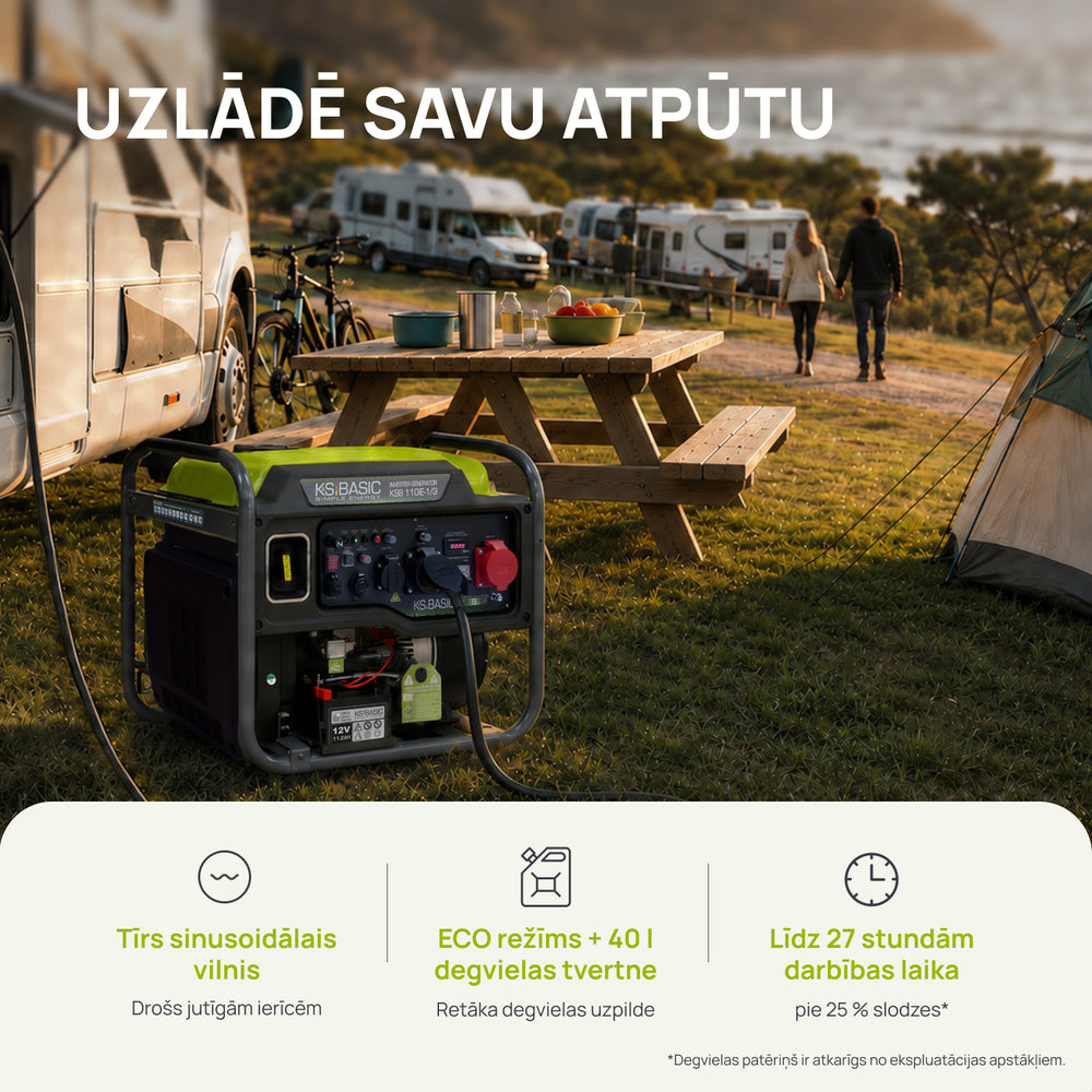 Invertora ģenerators KSB 110iE-1/3