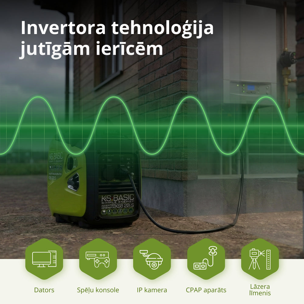 Invertora ģenerators KSB 22i S