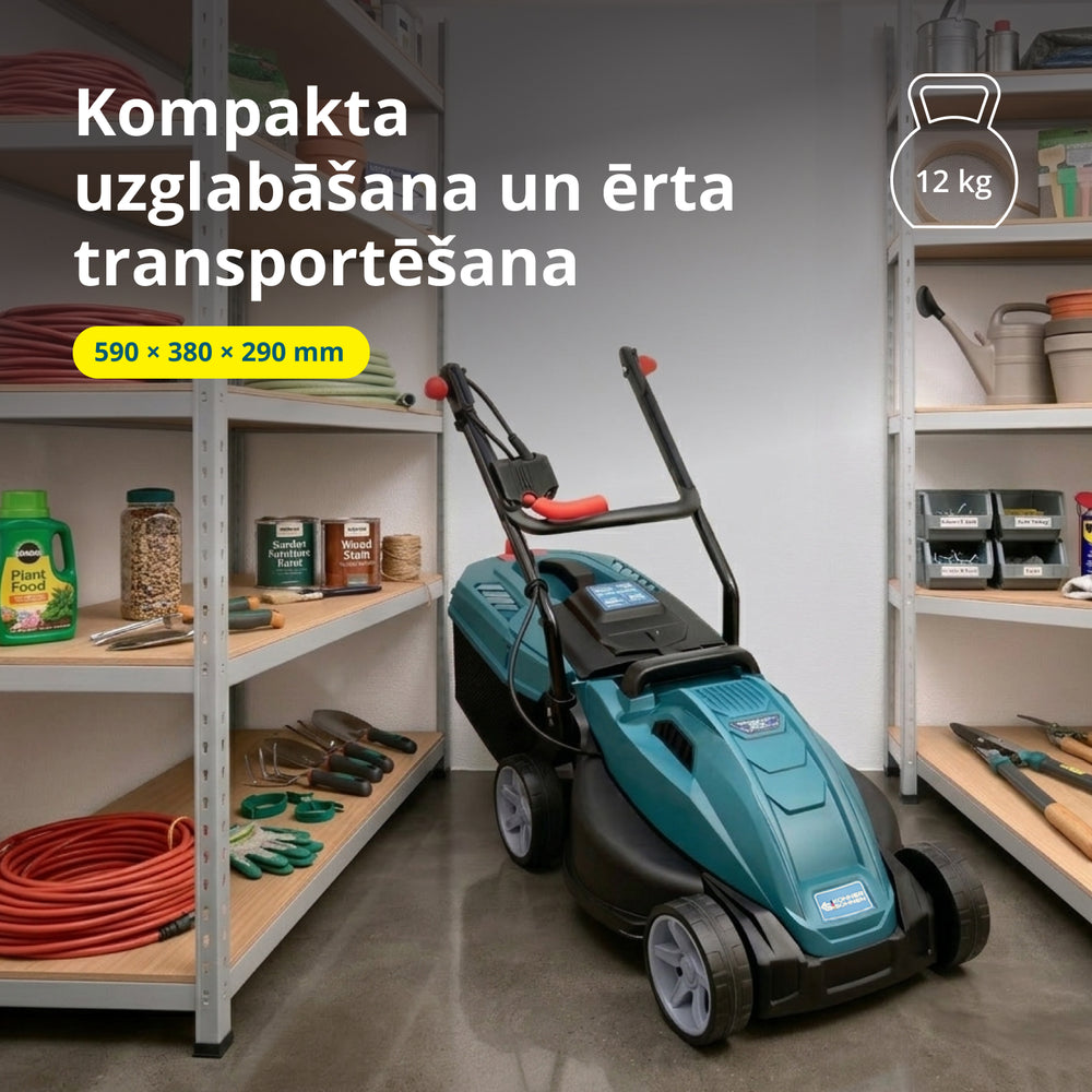 Elektriskā zāles pļaujmašīna KS 32LM12-BL