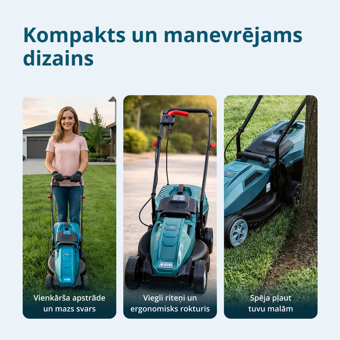 Elektriskā zāles pļaujmašīna KS 32LM12-BL