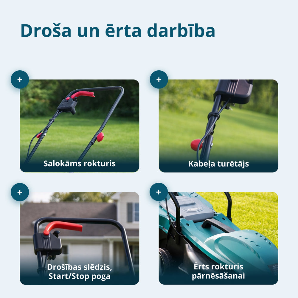 Elektriskā zāles pļaujmašīna KS 32LM12