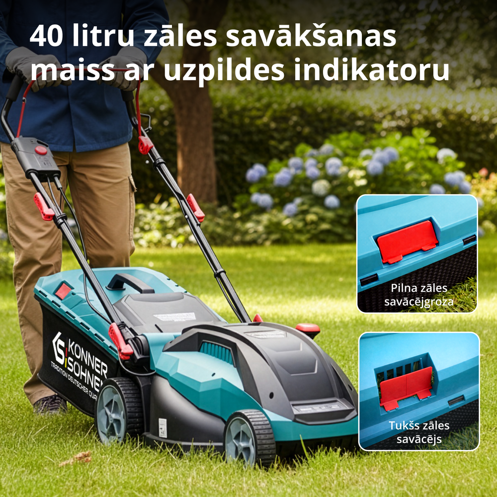 Elektriskā zāles pļaujmašīna KS 38LM16-BL