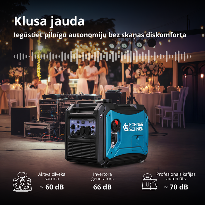 Invertora ģenerators KS 4000iE S