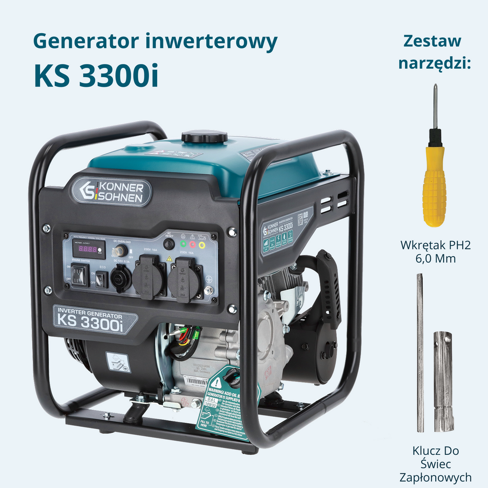 Inverteres Generátor KS 3300i