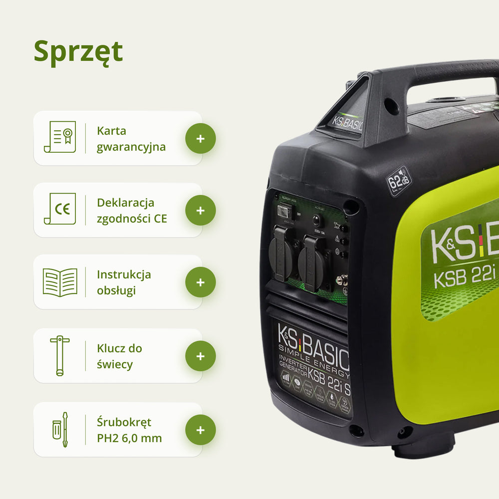 Inverteres generátor KSB 22i S
