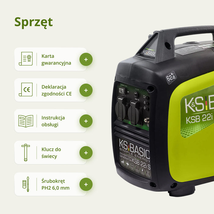 Inverteres generátor KSB 22i S