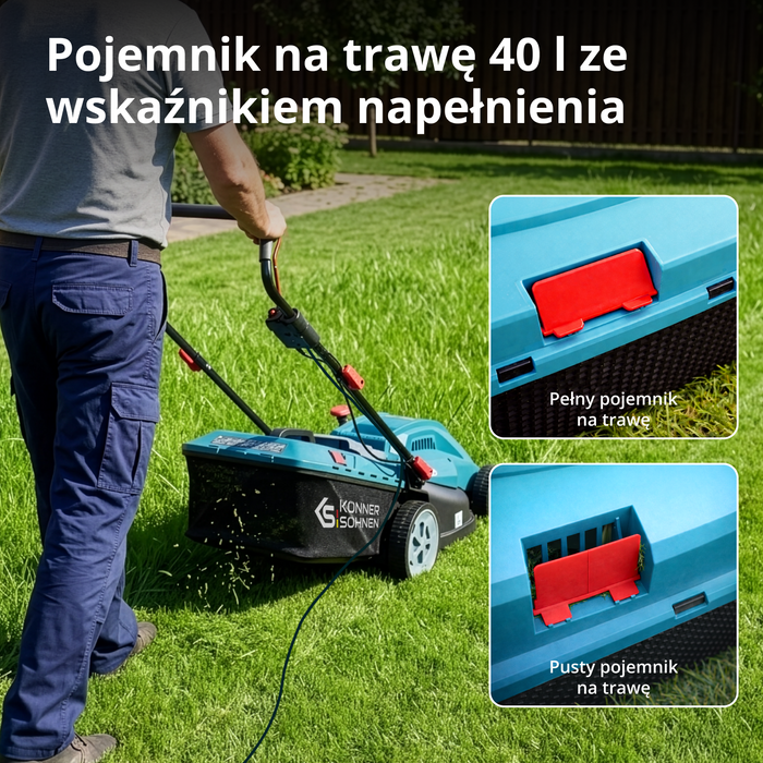 Elektryczna kosiarka do trawy KS 38LM16