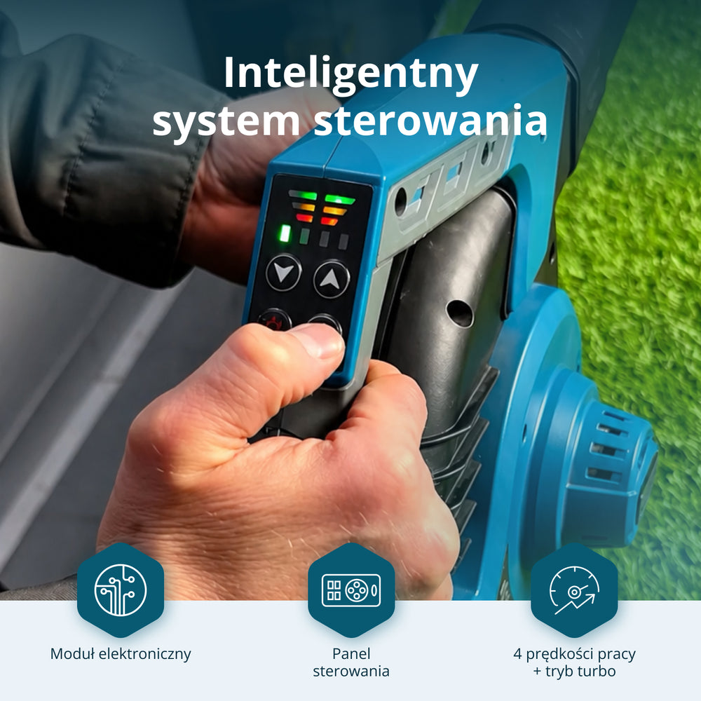 Akumulatorowy ogrodowy odkurzacz z dmuchawą 2 w 1 KS LBV-40V