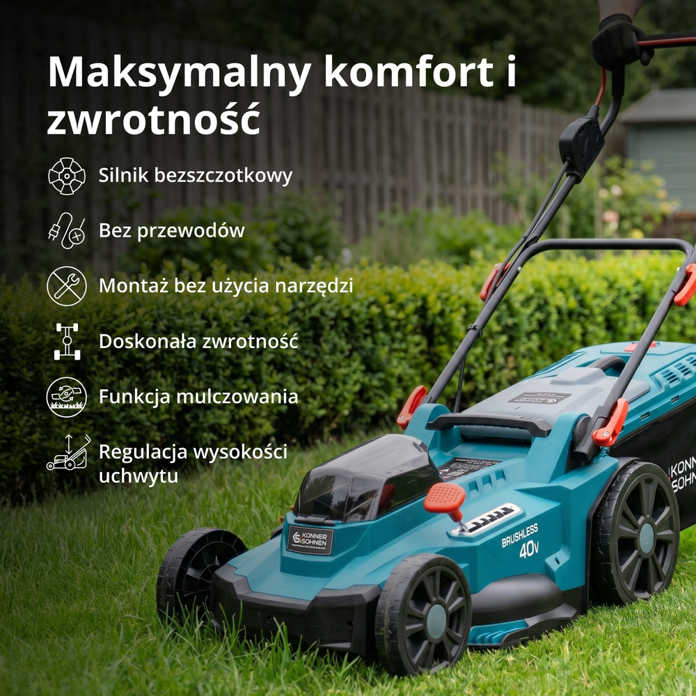 Kosiarka akumulatorowa KS 43LM-40V