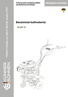 Benzininiai kultivatoriai KS 4HP-70