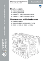 Diiselgeneraatorid K&S 2026