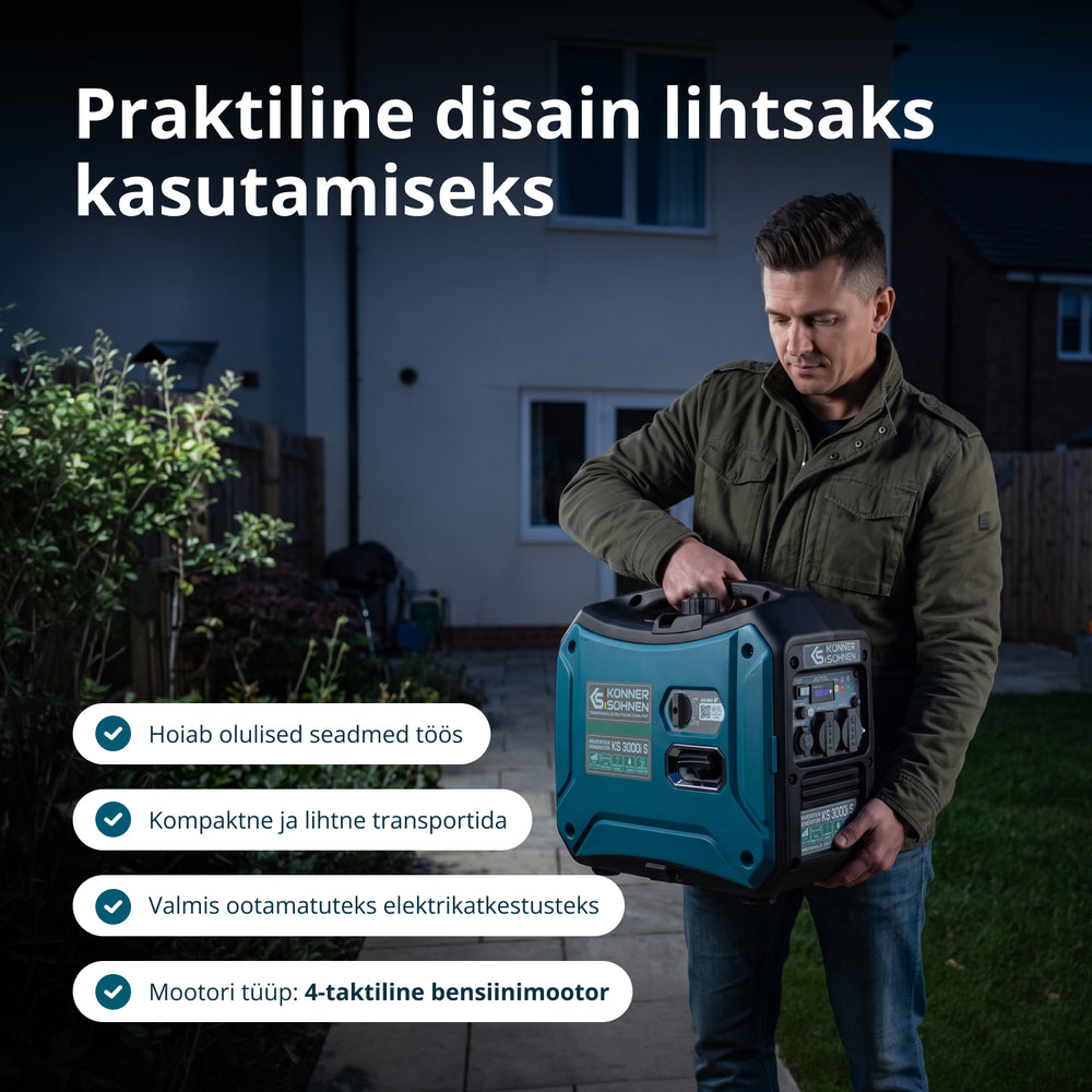 Invertergeneraator KS 3000i S