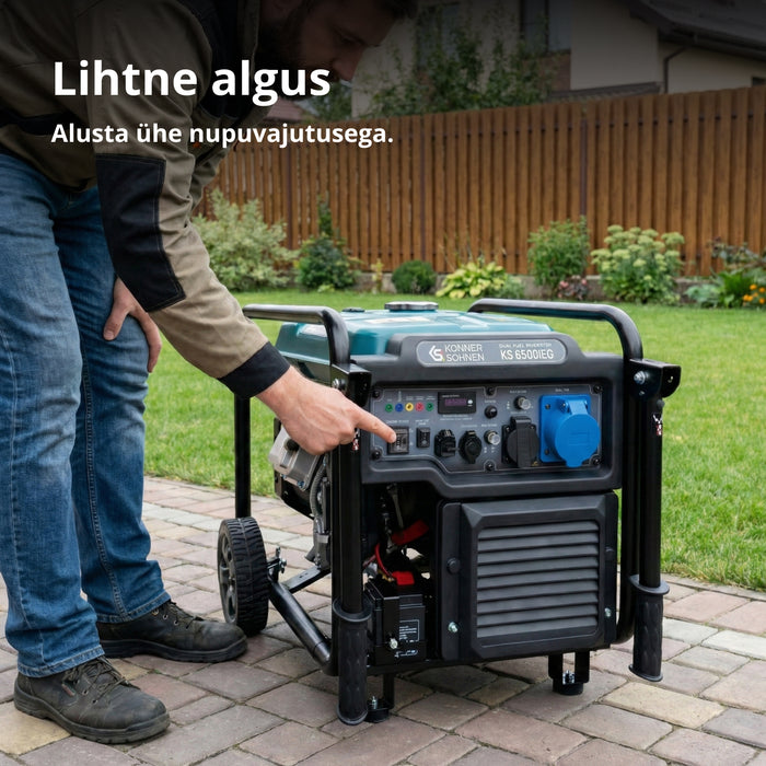 Kahekütuseline invertergeneraator KS 6500iEG