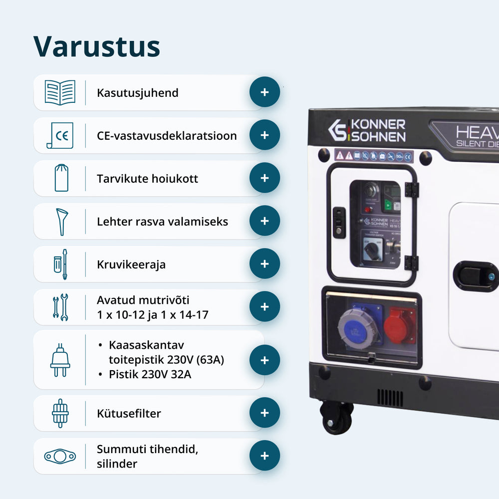 Diiselgeneraator KS 16-1/3E