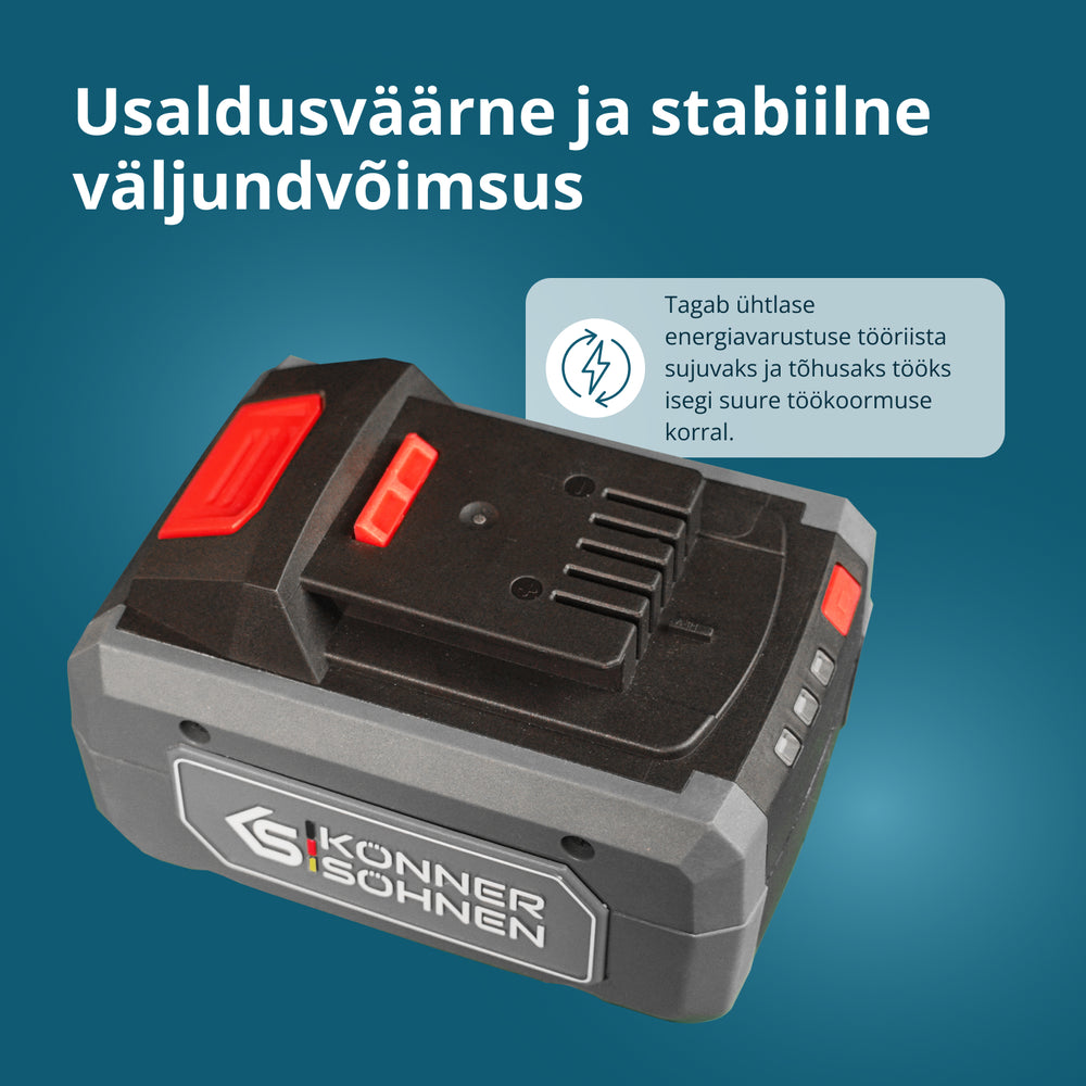 20V liitiumaku KS 20V8-2
