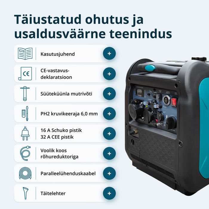 LPG/bensiin invertergeneraator KS 5500iEG S