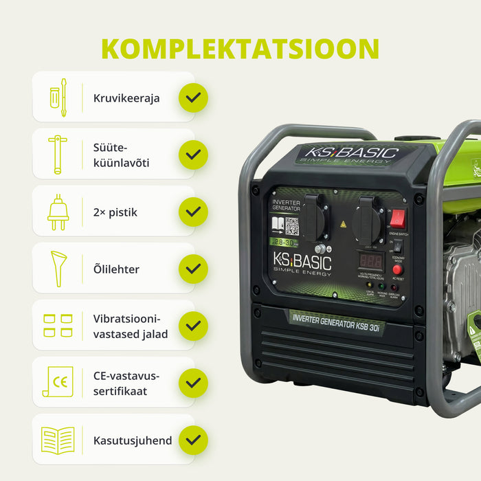 Invertergeneraator KSB 30i
