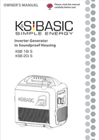 Inverter Generator KSB 18i S, KSB 20i S