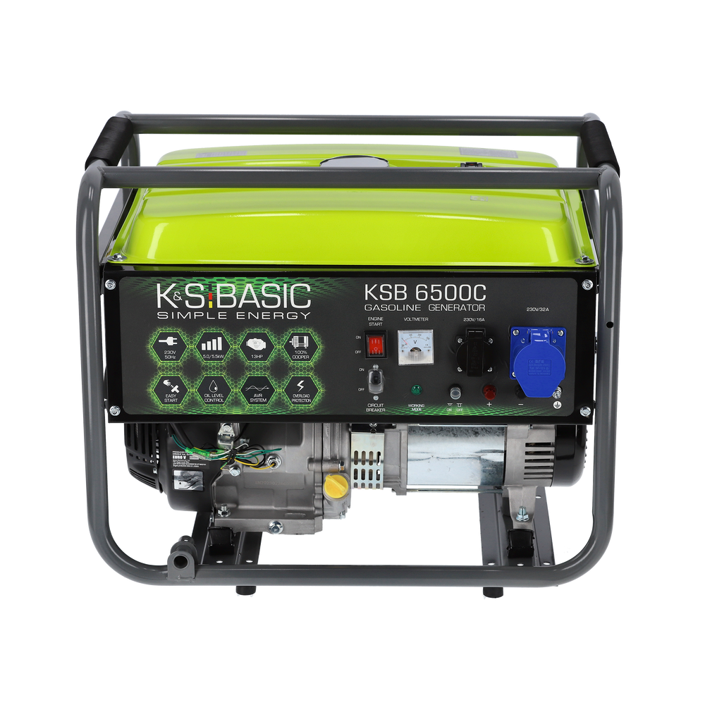 Benzīna ģenerators "K&S BASIC" KSB 6500C