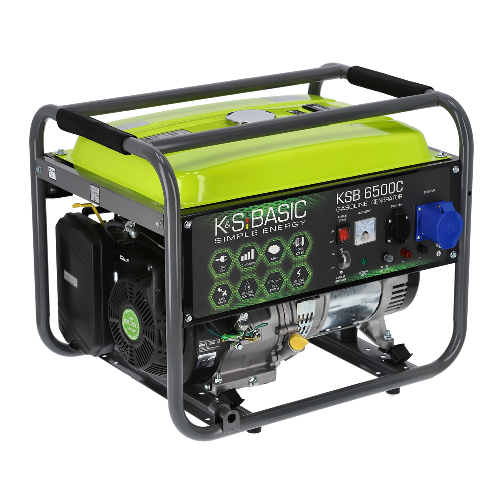 Benzīna ģenerators "K&S BASIC" KSB 6500C