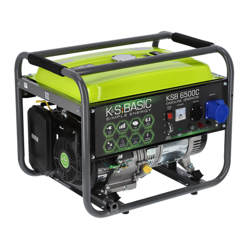 Benzīna ģenerators "K&S BASIC" KSB 6500C