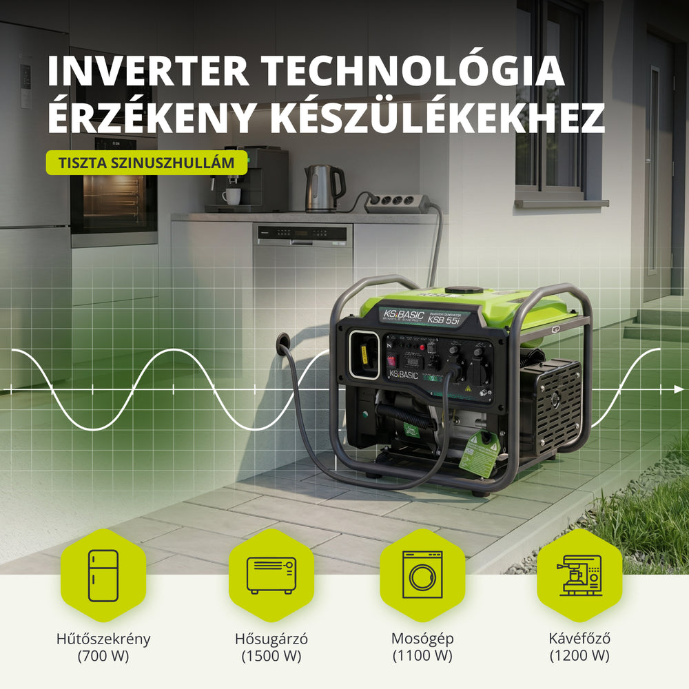 Inverter generátor KSB 55i