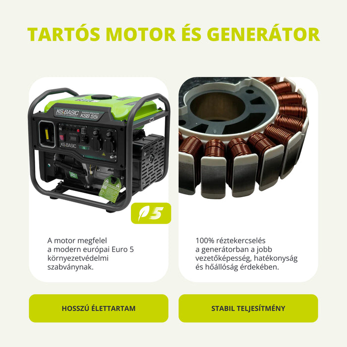 Inverter generátor KSB 55i