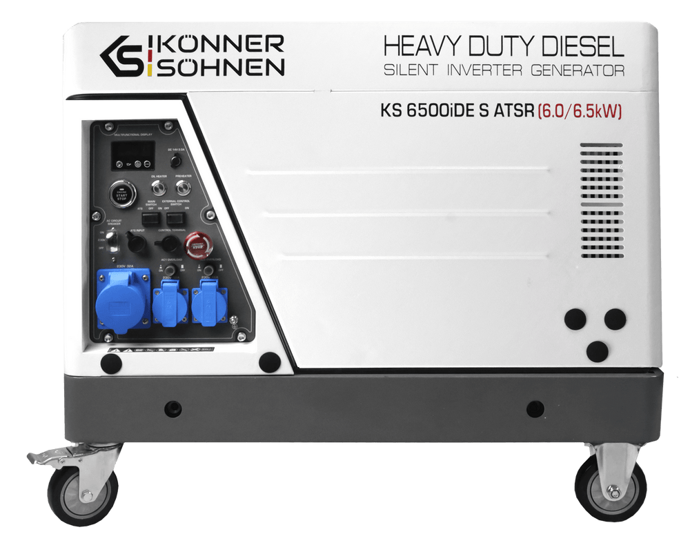 Diesel Inverter Generator in Soundproof Casing KS 6500iDE S ATSR
