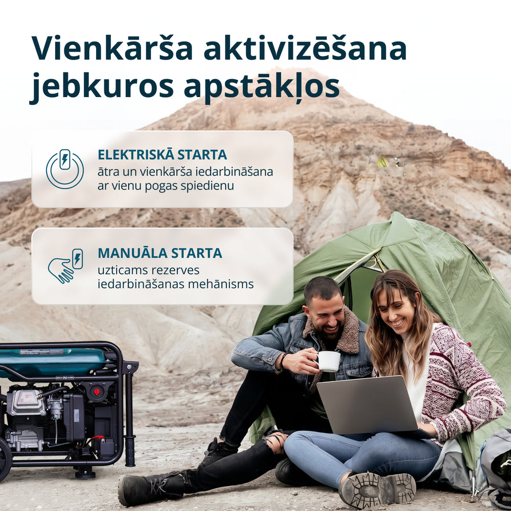 Invertora benzīna ģenerators KS 6500iE