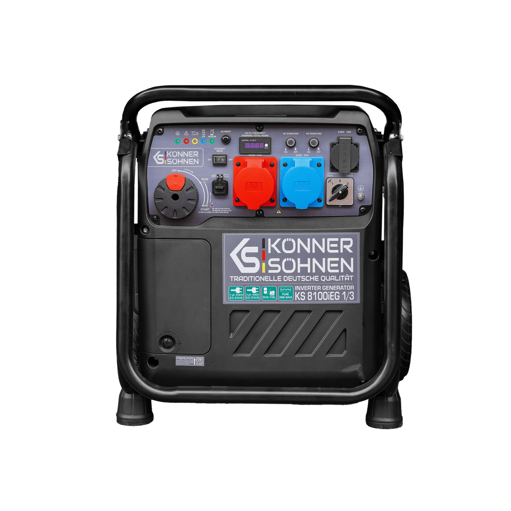 LPG/benzīna invertora ģenerators KS 8100iEG 1/3