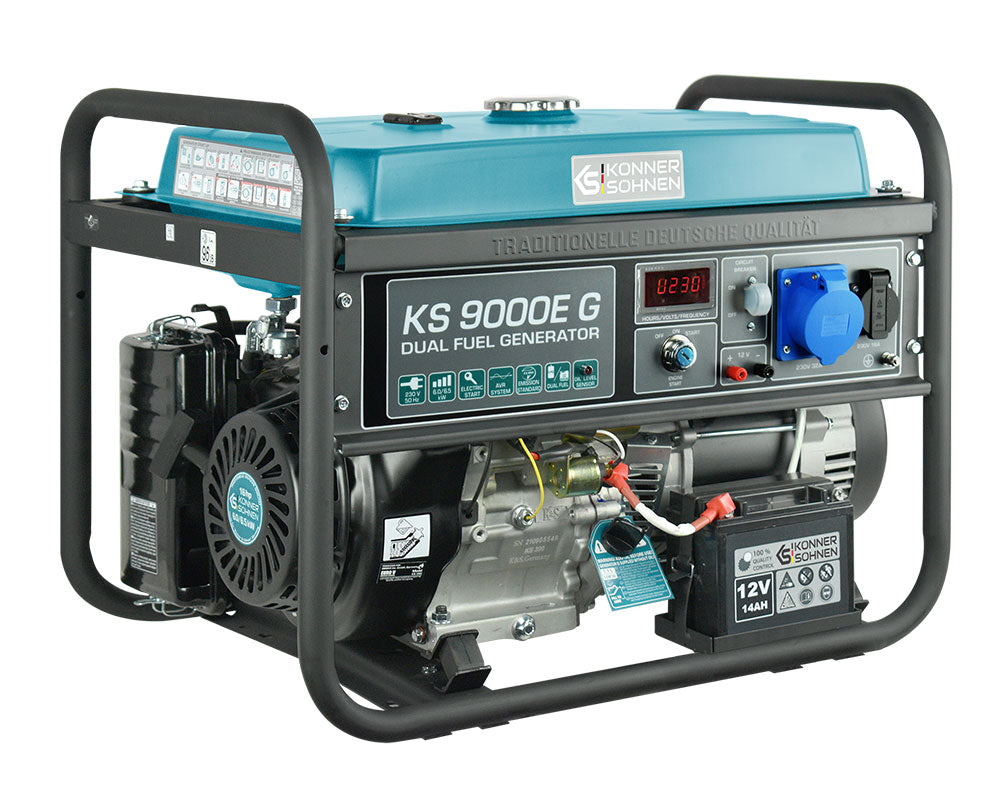LPG/Benzīna ģenerators "Könner & Söhnen" KS 9000E G