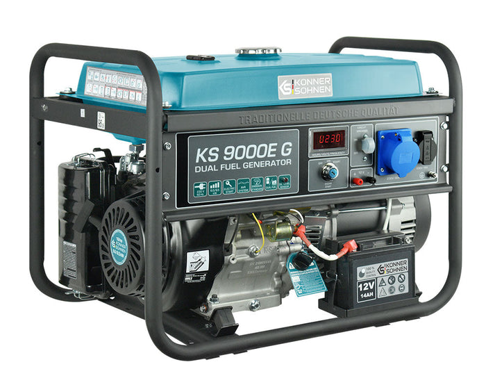 LPG/Benzīna ģenerators "Könner & Söhnen" KS 9000E G