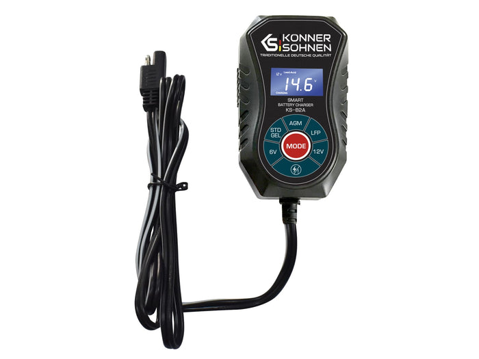 Automatic battery charger with an SAE plug KS B2A
