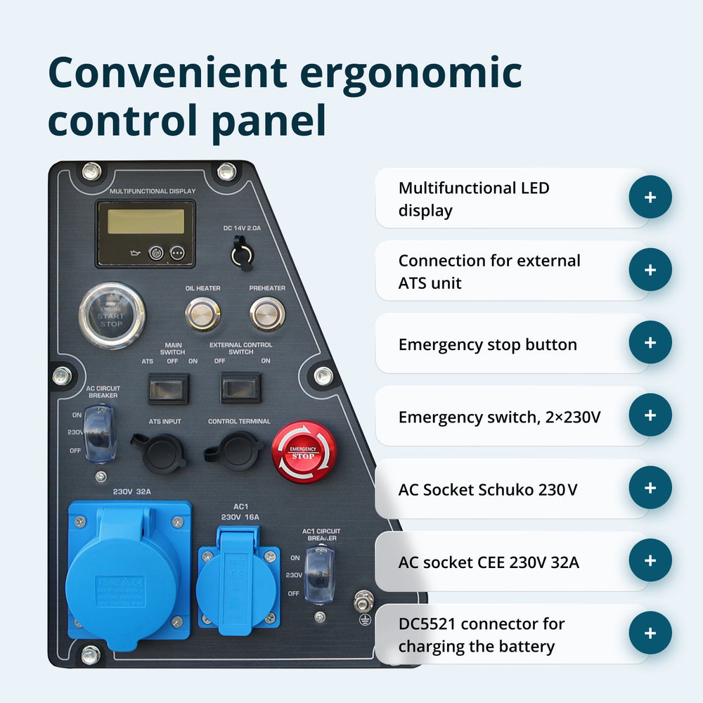 Diesel Inverter Generator in Soundproof Casing KS 6500iDE S ATSR