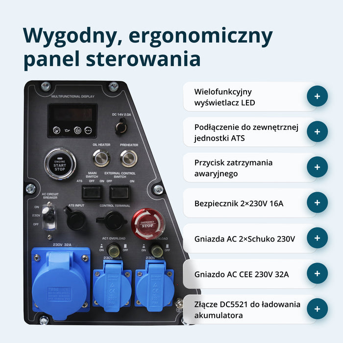 Dízel inverteres generátor hangszigetelt burkolatban KS 6500iDE S ATSR