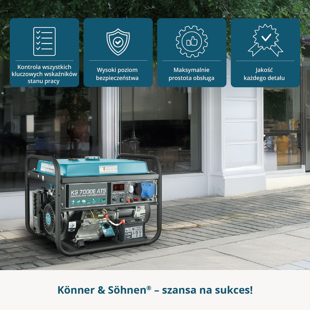 Benzīna ģenerators "Könner & Söhnen" KS 7000E ATS