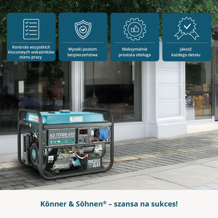 Benzīna ģenerators "Könner & Söhnen" KS 7000E ATS