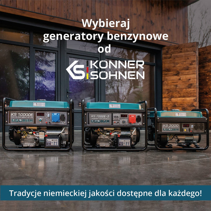 Bensiinigeneraator "Könner & Söhnen" KS 7000E