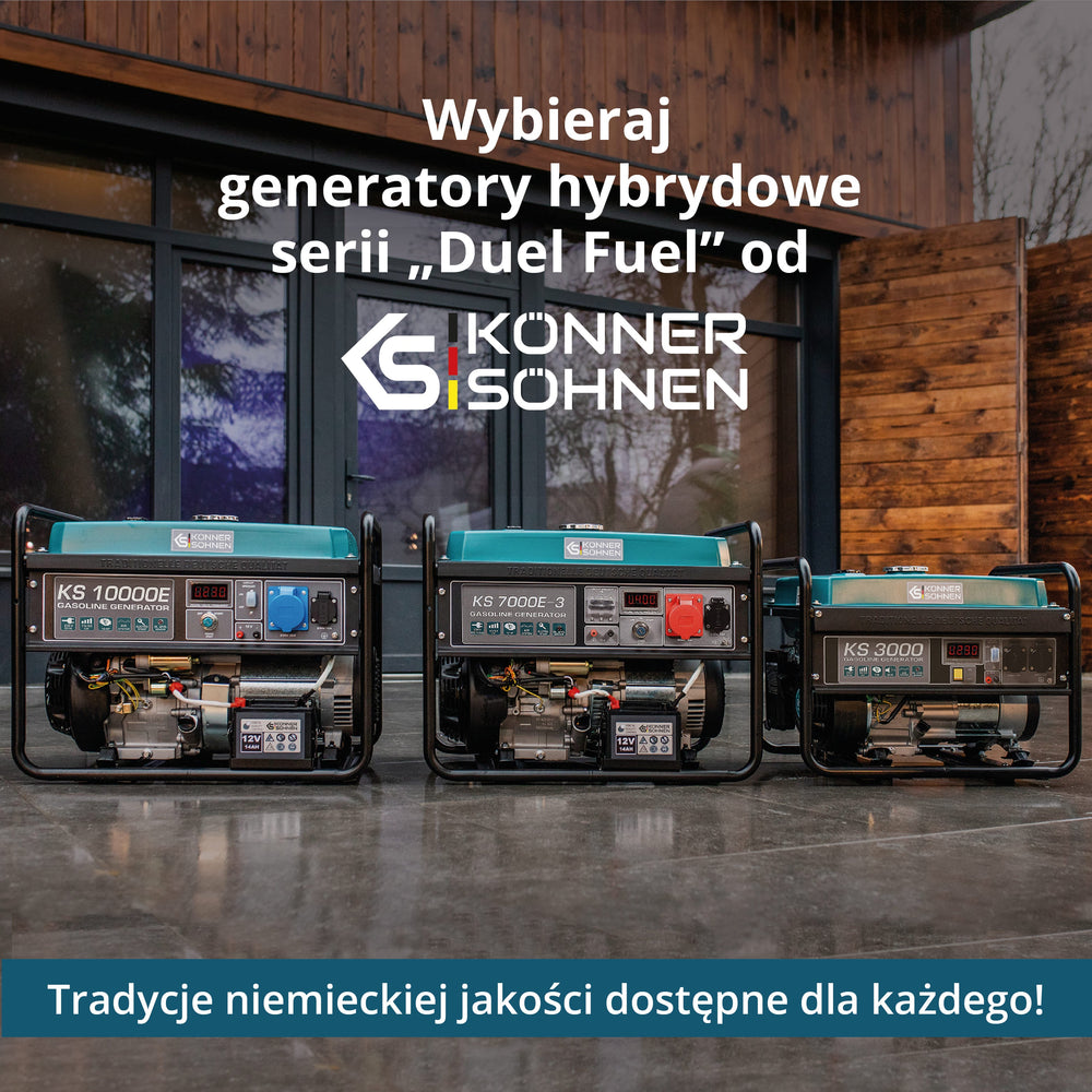 LPG/Benzin Generátor "Könner & Söhnen" KS 7000E G