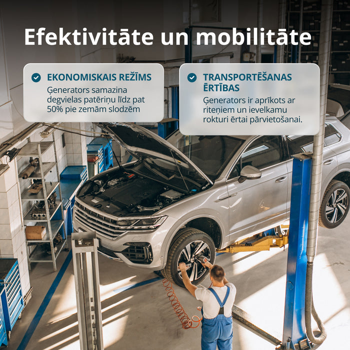 LPG/benzīna invertora ģenerators KS 8100iEG 1/3