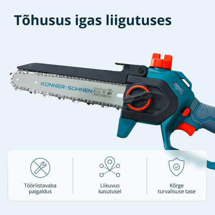 Juhtmeta Mini Kettsaag KS MCS20V-8 Korpus